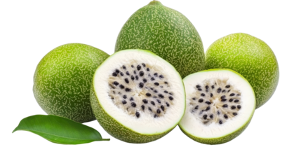 Fresh tropical fruits Transparent background, PNG