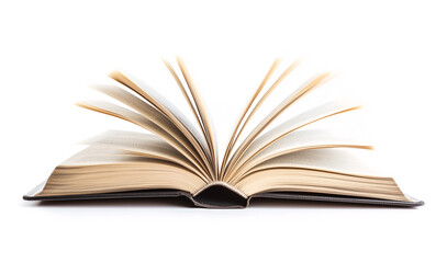 open book isolated on white background