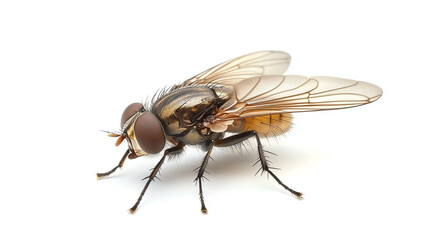 Fototapeta premium fly isolated on a white