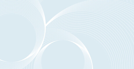 Subtle Blue Backdrop with Intersecting White Curves and Lines for Calming and Minimalist Design Projects, Emphasizing Clean Aesthetic and Contemporary Feel