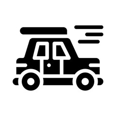 SUV glyph icon