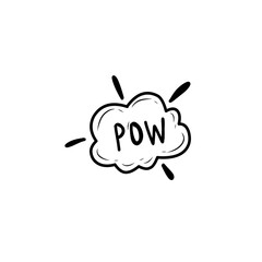 hand drawn comic bombs and explosions