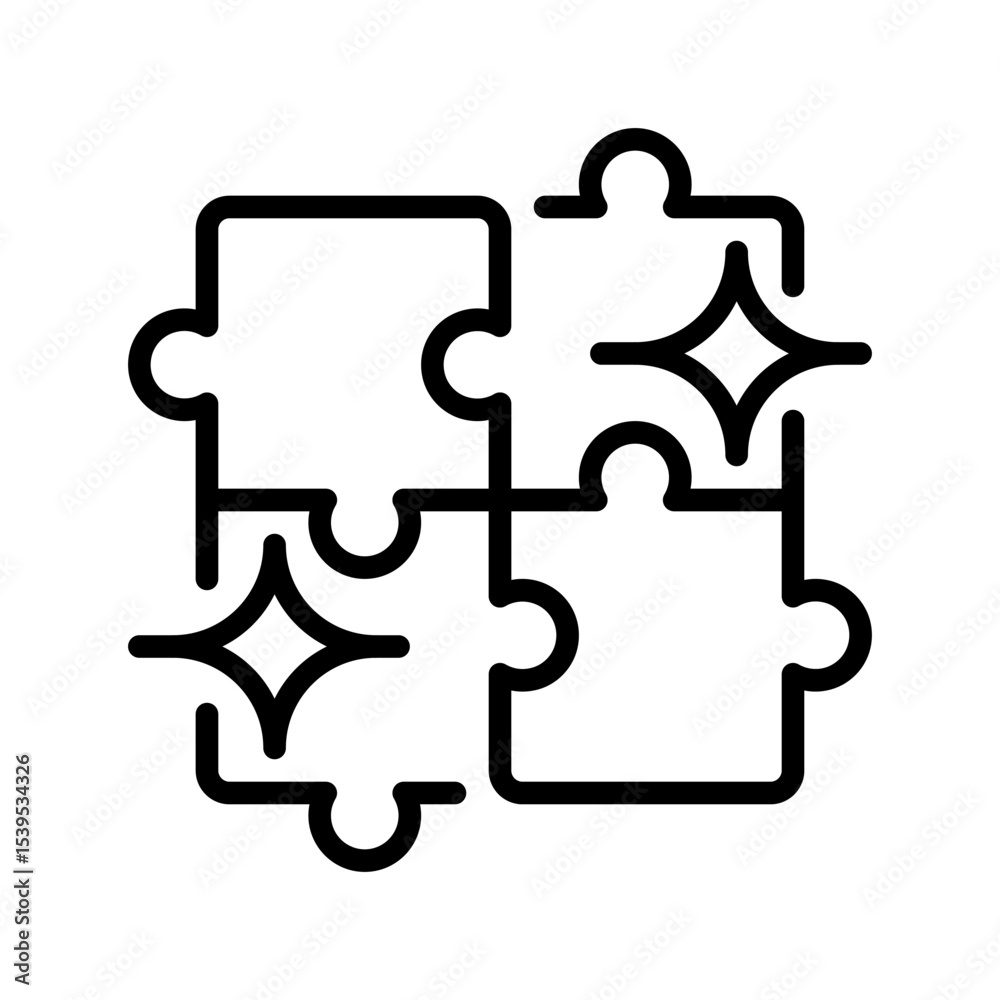 Poster problem solving line icon. linear style sign for mobile concept and web design. outline vector icon.