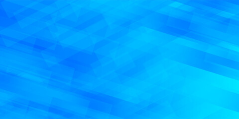 Abstract blue background with diagonal lines. Dynamic shapes composition. Vector illustration