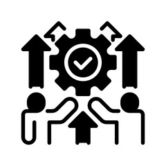 Efficiency and Optimization line icon. linear style sign for mobile concept and web design. Outline vector icon. Symbol, logo illustration. Vector graphic