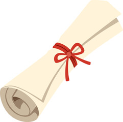 Rolled Legal Document

