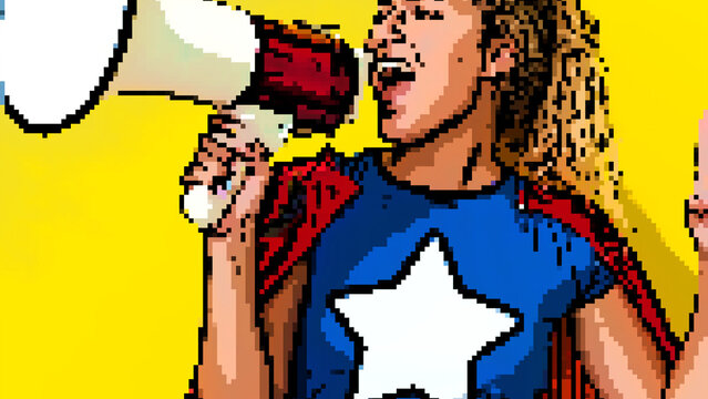 8-Bit Pixel Look Horizontal Motion Effect MOGRT 582