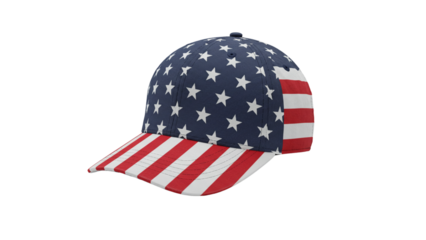 Patriotic American Flag Baseball Cap High-Quality Realistic Design