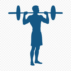 Weight Lifting and Fitness, art vector silhouettes design . Weightlifter Silhouettes, art vector design . 