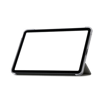 Modern Tablet Mockup with Blank Horizontal Screen &ndash; Standing Digital Device PNG