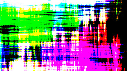 Abstract Colorful Glitch Art Background Texture