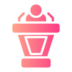 conference gradient icon