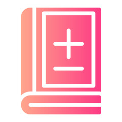 Obraz premium maths gradient icon