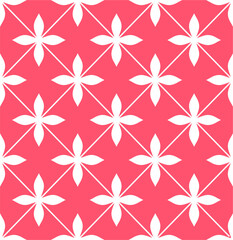 flower cross minimalist pattern seamless and timeless