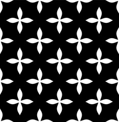 flower cross minimalist pattern seamless and timeless