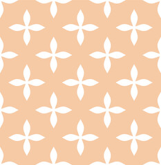 flower cross minimalist pattern seamless and timeless