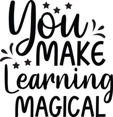 World Teachers' Day Typography Design