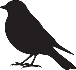 Sparrow Bird silhouette black bird 