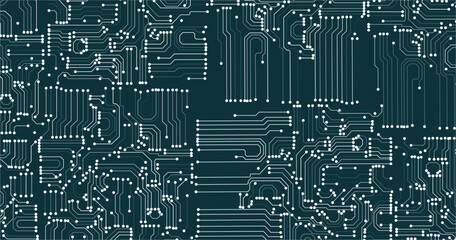 Circuit Board texture Background, seamless pattern