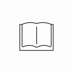 open book icon sign vector