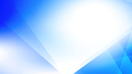 Abstract geometric white and blue color, modern design stripes background with glowing light. Vector illustration.