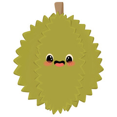 Cute Durian Cartoon