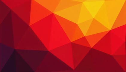 Overlapping red and yellow polygons create vibrant, abstract texture , graphic, overlap
