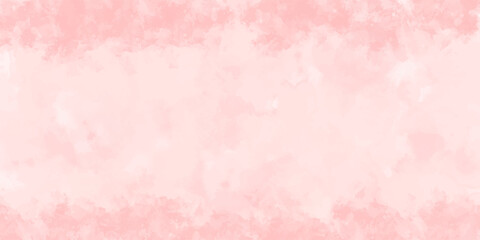 Abstract pink watercolor vector art background for cards, flyer, poster, banner and cover design. Hand drawn flower illustration for Valentines Day. Watercolour brush strokes. Rose. Flower backdrop.