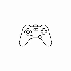 video game controller icon sign vector