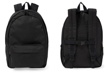 Naklejka premium Cut Backpack for girls with a White Background