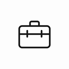 business briefcase suitcase icon sign vector
