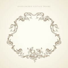 Classic Hand Drawn Vintage Frame