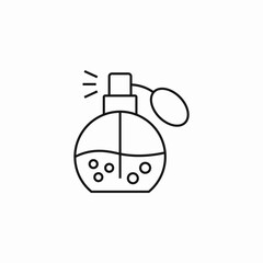 perfume spray bottle icon sign vector