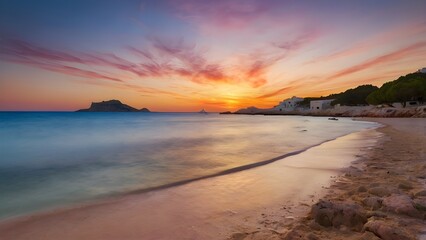 Obraz premium sunset on the beach