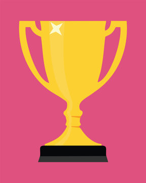 thropy icon  award icon vector simple 