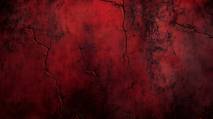 Deep red distressed wallpaper with cracked texture, ideal for dramatic backgrounds
