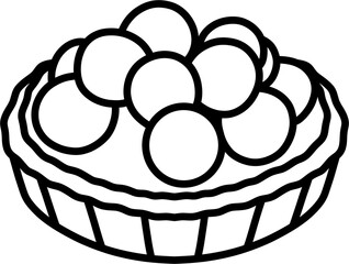 청포도타르트 흑백