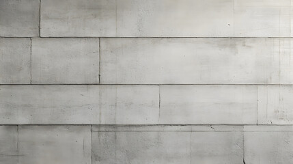 Fototapeta premium Gray concrete wall texture, seamless pattern of cement blocks for background