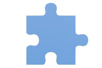 3d jigsaw puzzle pieces icon isolated on transparent white background. Concept of business problems, partnership, development, cooperation and teamwork. idea teamwork financial. 3d render illustration