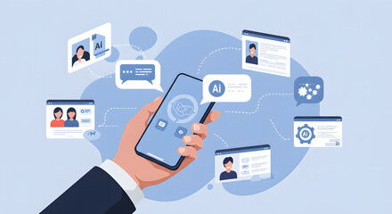 Mobile AI Network: Connecting Profiles and Data