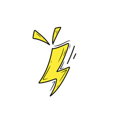 thunderbolt vector element