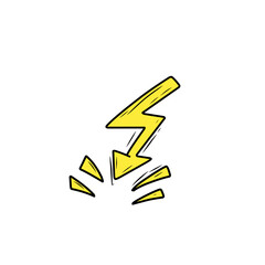 thunderbolt vector element