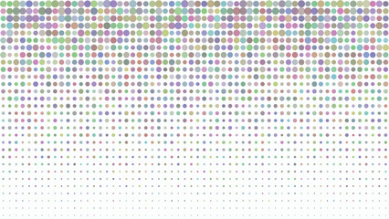 Stylish dotted gradient background with circles fading from large to small. Clean layout and modern feel ideal for posters, product packaging, web design, or branding backdrops.