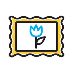 Vector multi color icon for Picture