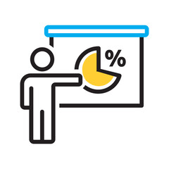 Vector multi color icon for Agenda