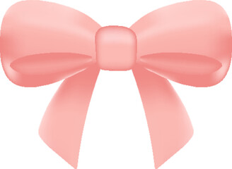 Illustration of Pink Bow Decoration