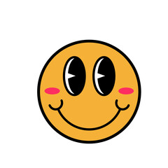 Retro Emoticon Illustration