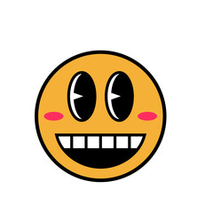 Retro Emoticon Illustration