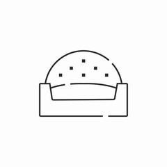 pet bed  icon sign vector