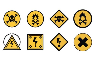Obraz premium Warning and Hazard